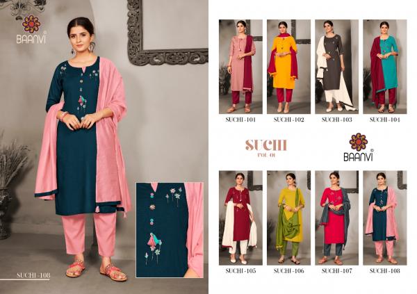 Baanvi Suchi 1 Fancy Rayon  Ethnic Wear Readymade Salwar 